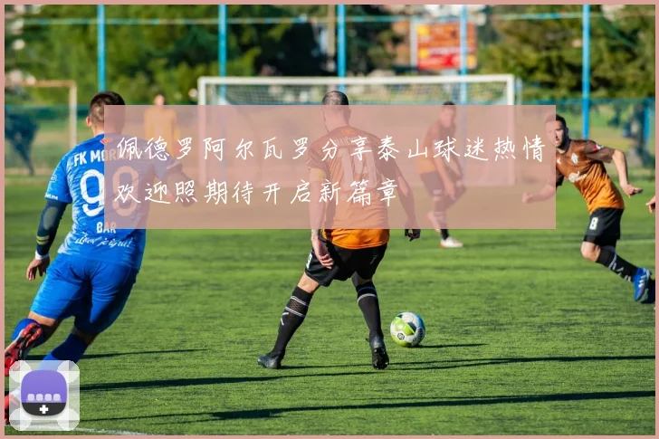 佩德罗阿尔瓦罗分享泰山球迷热情欢迎照期待开启新篇章